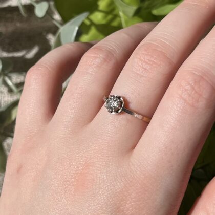 diamond solitaire ring