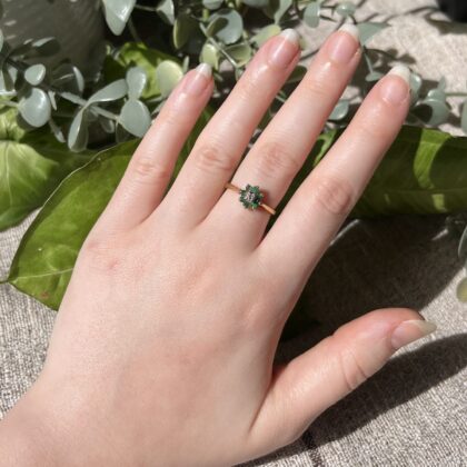 diamond emerald ring